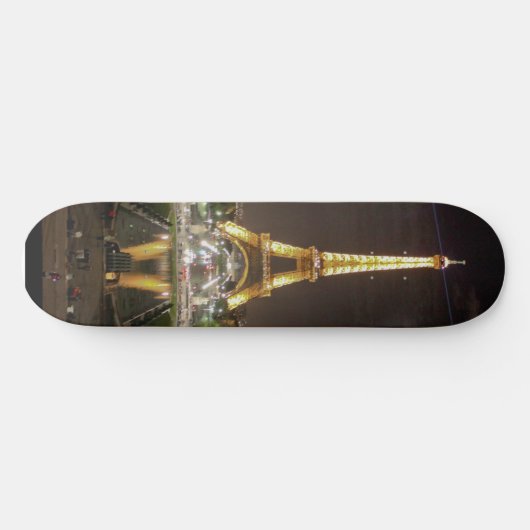 Eiffel Tower Paris Frankreich Skateboard (Horizontal)