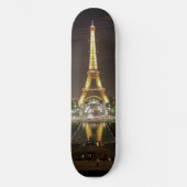 Eiffel Tower Paris Frankreich Skateboard (Vorderseite)