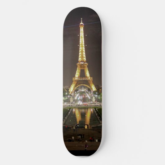Eiffel Tower Paris Frankreich Skateboard (Vorderseite)