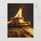 Eiffel Tower Paris Frankreich - Spanien Urlaub Postkarte (Vorderseite)