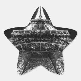 Eiffel Tower Paris Frankreich Stern-Aufkleber