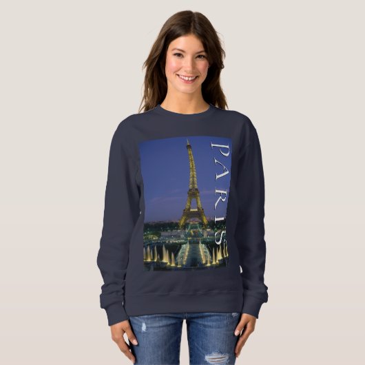 Eiffel Tower | Paris, Frankreich Sweatshirt (Vorne ganz)