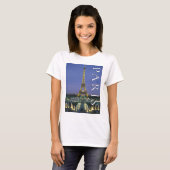 Eiffel Tower | Paris, Frankreich T-Shirt (Vorne ganz)