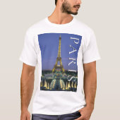 Eiffel Tower | Paris, Frankreich T-Shirt (Vorderseite)