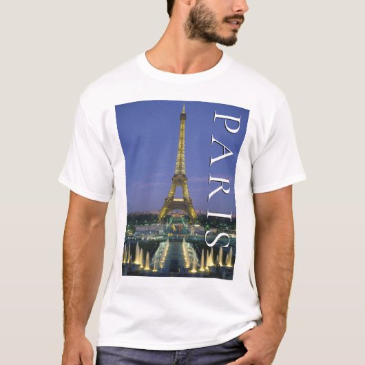 Eiffel Tower | Paris, Frankreich T-Shirt (Vorderseite)