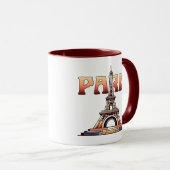 Eiffel Tower Paris Frankreich Tasse (VorderseiteRechts)