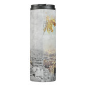 Eiffel Tower Paris Frankreich Thermal Tumbler - Re Thermosbecher (Rückseite)
