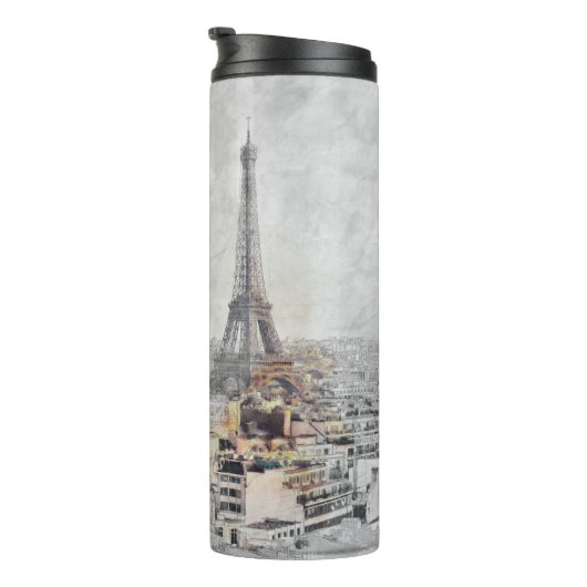 Eiffel Tower Paris Frankreich Thermal Tumbler - Re Thermosbecher (Nach rechts gedreht)