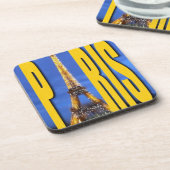 Eiffel Tower Paris Frankreich Untersetzer (Linke Seite)