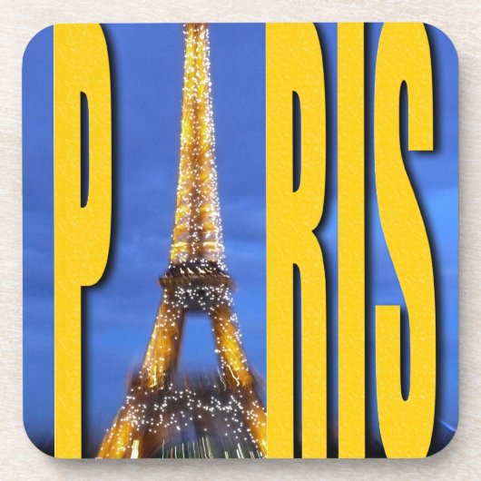 Eiffel Tower Paris Frankreich Untersetzer (Vorderseite)