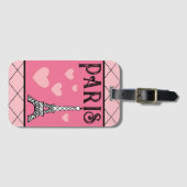 Eiffel Tower Paris Gepäck Gepäckanhänger (Vorderseite (Horizontal))