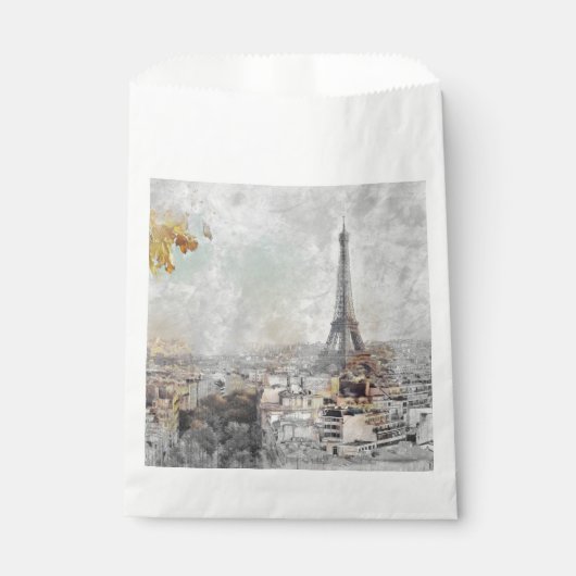 Eiffel Tower Paris Geschenktütchen (Vorderseite)