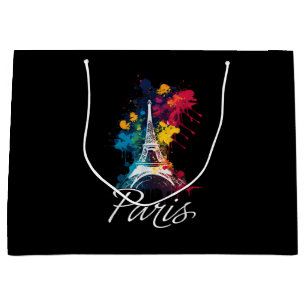 Eiffel Tower Paris Girls Reisen Große Geschenktüte