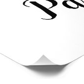 Eiffel Tower Paris Illustration Fotodruck (Ecke)