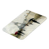 Eiffel Tower | Paris im Regen Magnet (Linke Seite)