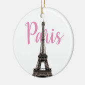 Eiffel Tower Paris Keramik Ornament (Links)