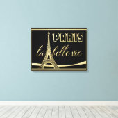 Eiffel Tower Paris Leinwanddruck (Insitu (Holzboden))