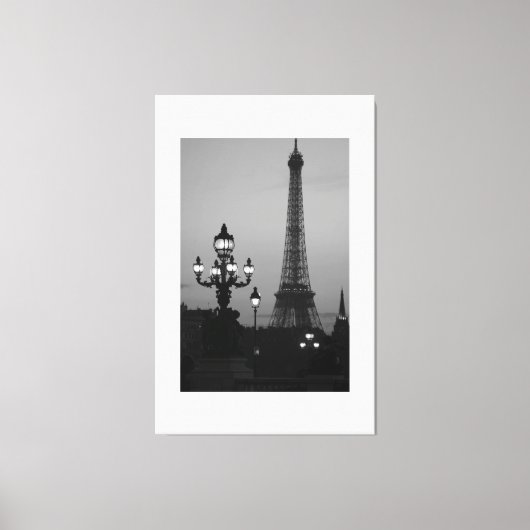 Eiffel Tower Paris Leinwanddruck (Vorderseite)