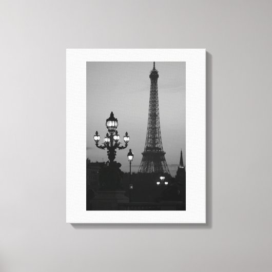 Eiffel Tower Paris Leinwanddruck (Vorderseite)