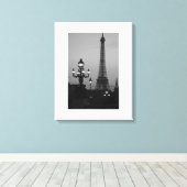 Eiffel Tower Paris Leinwanddruck (Insitu (Holzboden))