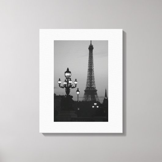 Eiffel Tower Paris Leinwanddruck (Vorderseite)