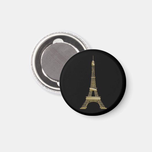 Eiffel Tower Paris Magnet (Vorderseite/Rückseite)