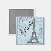 Eiffel Tower Paris Magnet (Vorderseite/Rückseite)