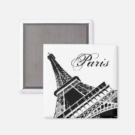 Eiffel Tower Paris Magnet (Vorderseite/Rückseite)