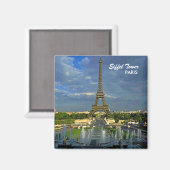 Eiffel Tower Paris Magnet (Vorderseite/Rückseite)