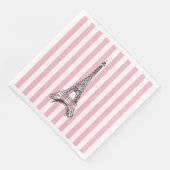 Eiffel Tower Paris Paper Napkins Serviette (Ecke)