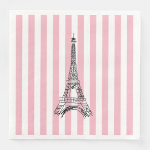 Eiffel Tower Paris Paper Napkins Serviette