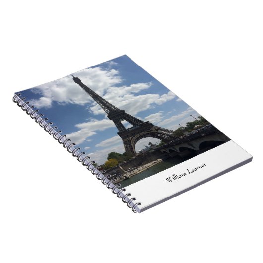Eiffel Tower Paris Personal Journal Notizblock (Rechte Seite)
