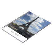 Eiffel Tower Paris Personal Journal Notizblock (Linke Seite)