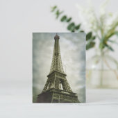 Eiffel Tower Paris Postcard Postkarte (Stehend Vorderseite)