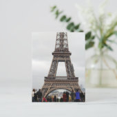 Eiffel Tower Paris Postcard Postkarte (Stehend Vorderseite)