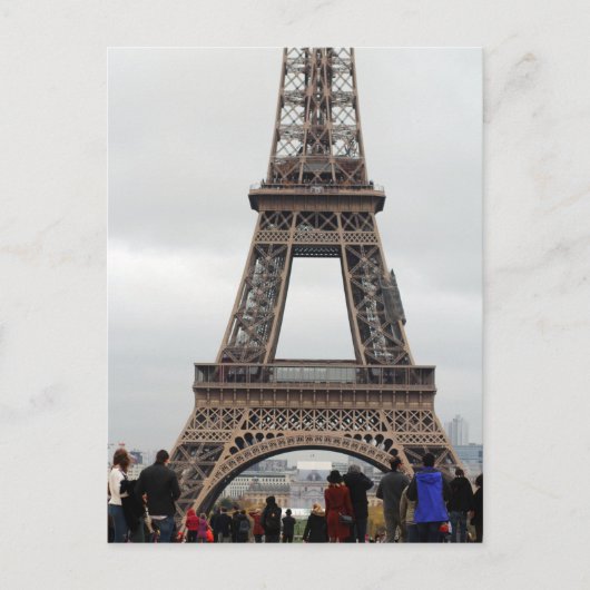 Eiffel Tower Paris Postcard Postkarte (Vorderseite)