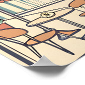 Eiffel Tower Paris Poster (Ecke)