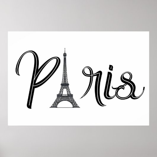 EIFFEL TOWER PARIS POSTER (Vorne)
