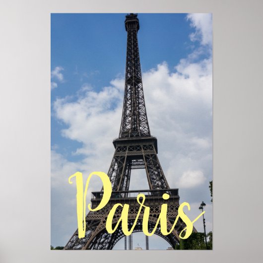 Eiffel Tower Paris Poster (Vorne)