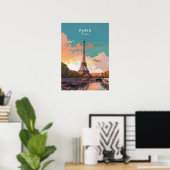 Eiffel Tower, Paris Poster (Heimbüro)