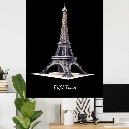 Eiffel Tower Paris Poster (Heimbüro)