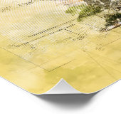 Eiffel Tower Paris Poster (Ecke)