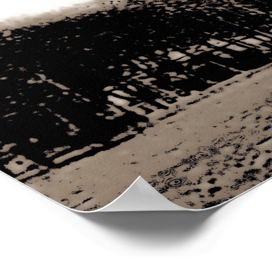 Eiffel Tower Paris Poster (Ecke)