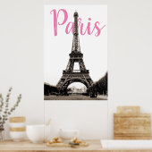Eiffel Tower Paris Poster (Küche)
