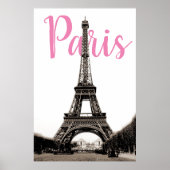 Eiffel Tower Paris Poster (Vorne)