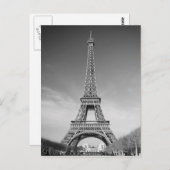 Eiffel Tower Paris Postkarte (Vorne/Hinten)