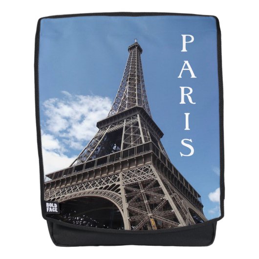 Eiffel Tower Paris Rucksack (Vorderseite)