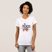 Eiffel Tower Paris Shirt Salut Frische Pasta mache (Vorne ganz)