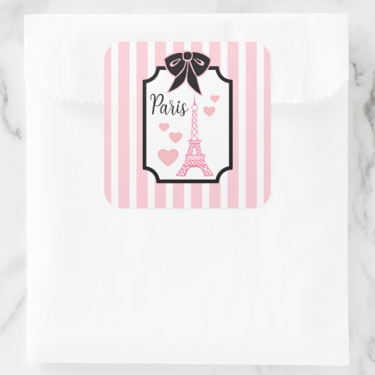 Eiffel Tower Paris Stickers  (Tasche)