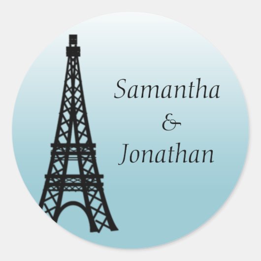 Eiffel Tower Paris Stickers (Vorderseite)